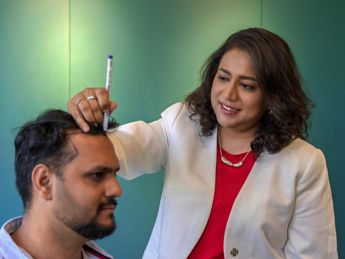 Hairline design consultation