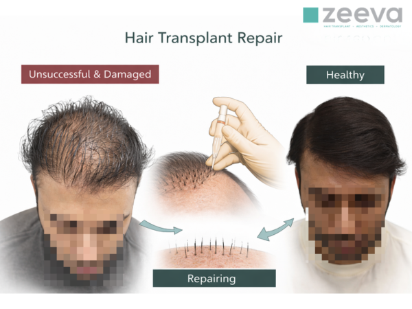 Hair Transplant Repair illustration